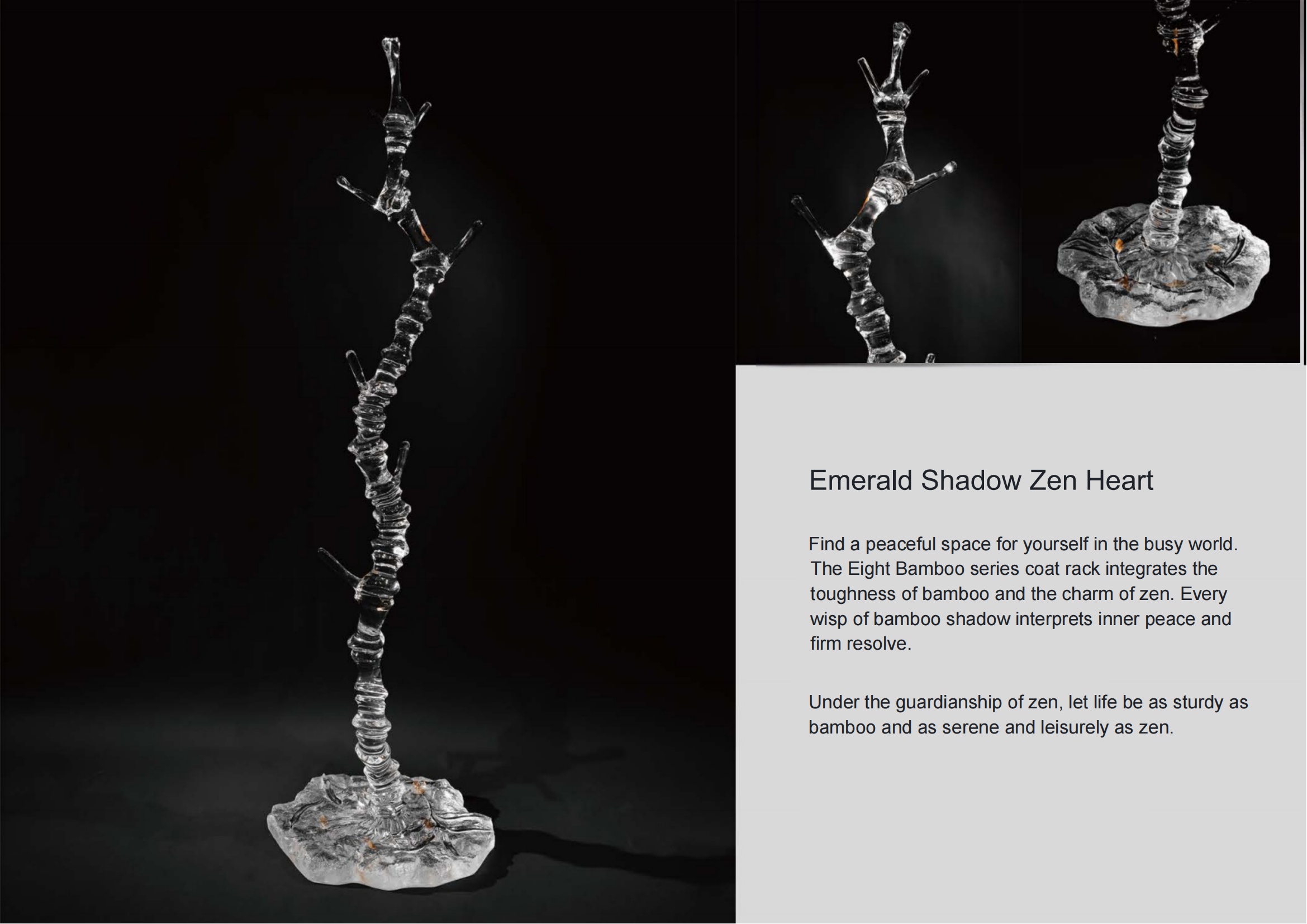 Emerald Shadow Zen Heart (Large)